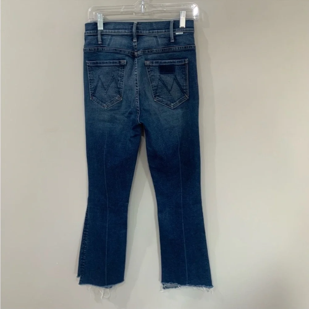 Mother Jeans The Hustler Two Step Ankle Fray in The Buck Stops Here